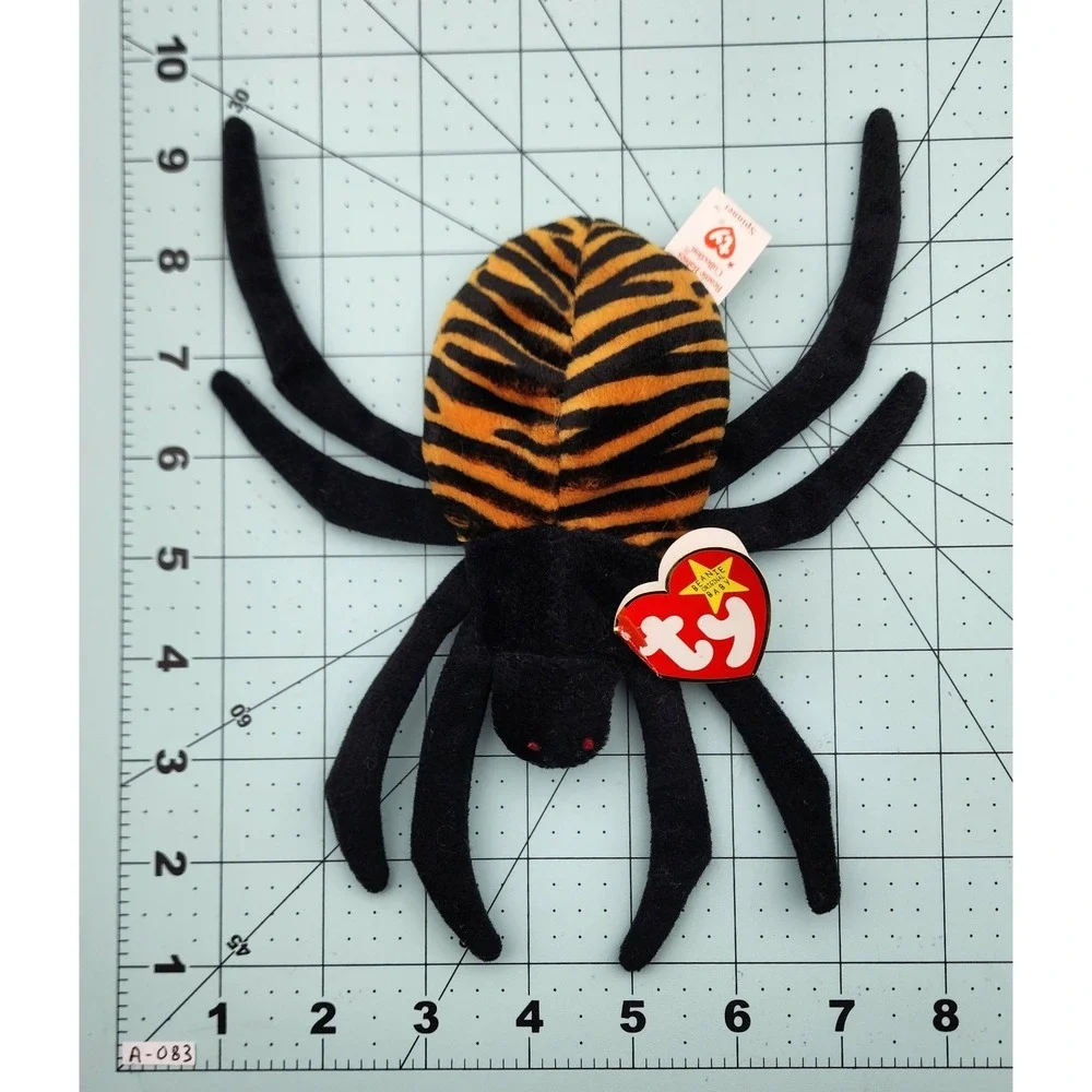 TY Beanie Baby - SPINNER the Spider (5 inch)‎ NWT